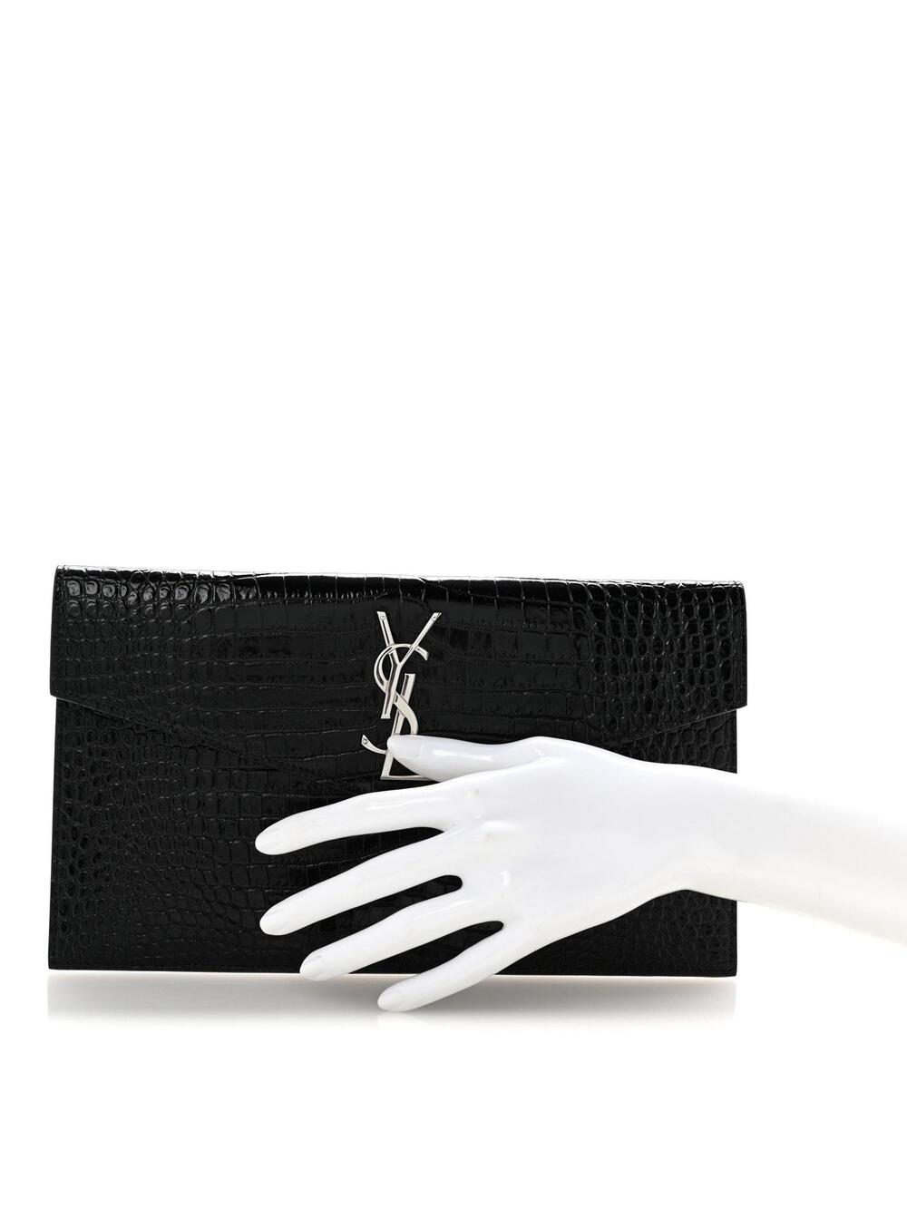 Saint Laurent Calfskin Crocodile #282361S69B - Picture 2 of 13